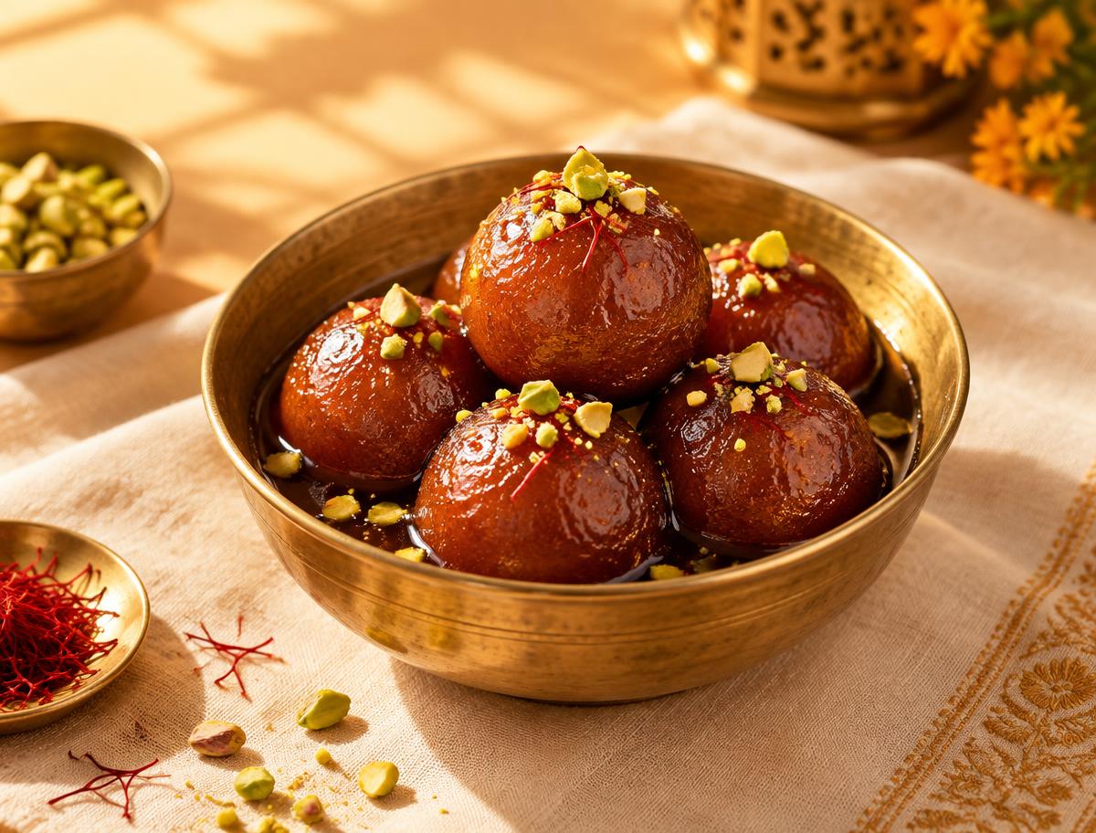 Warm Shahi Gulab Jamun (2 pcs)