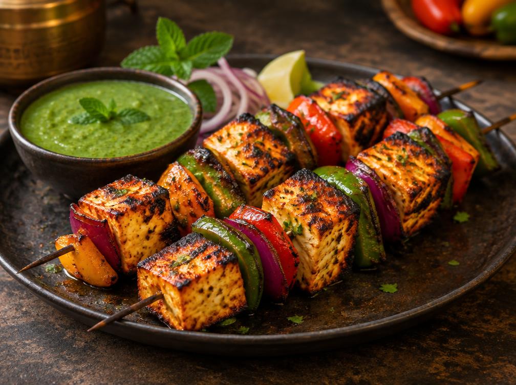 Smoked Paneer Tikka (8 pcs)